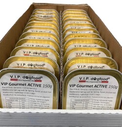 V.I.P. Gourmet ACTIVE 150 g boks - bakside