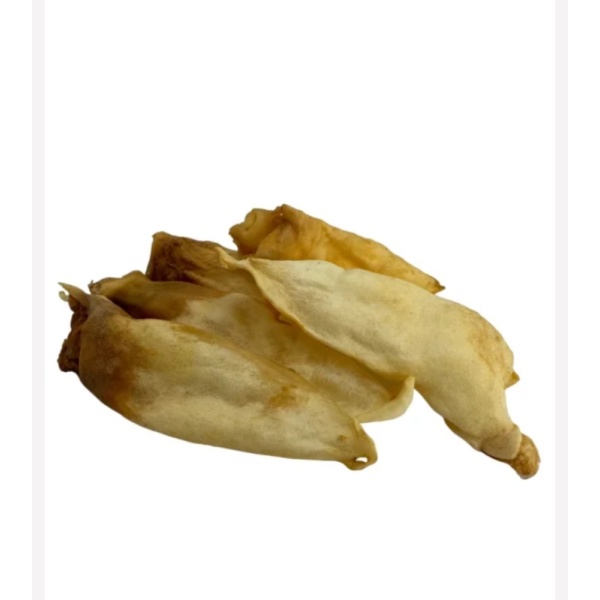Tørket ører av geit