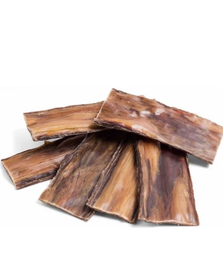 Tørket flate okse spiserør