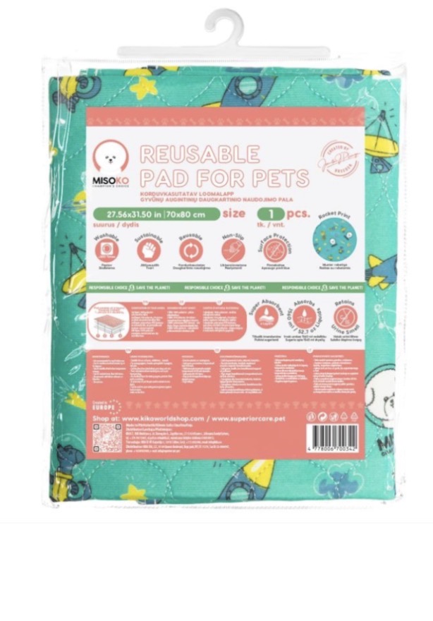 MISOKO Reusable Pad Rockets 70x80 cm - Bilde 2