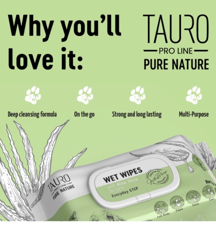 TAURO PRO LINE Wet Wipes 40 pcs - Bilde 2