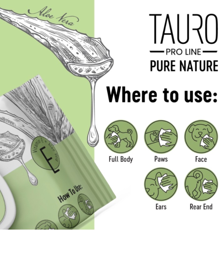TAURO PRO LINE Wet Wipes 40 pcs - Bilde 3